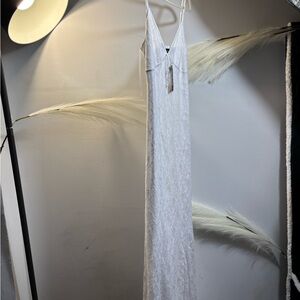 (#82) Chic White Lace Maxi Dress